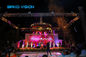 IP65 Outdoor Curtain Rental LED Display Nationstar Lamp 6000 Nits Brightness For Stage