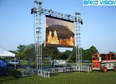 3.91mm Pixel Pitch Outdoor Advertising Led Display Die - Casting Aluminum Panel