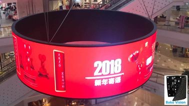 Rental / Fixed Flexible Led Curtain Display , Full Color Led Screen Display P3