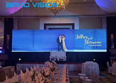 Indoor Full Color Led Display Screen 1200 Nits For Wedding Video Wall